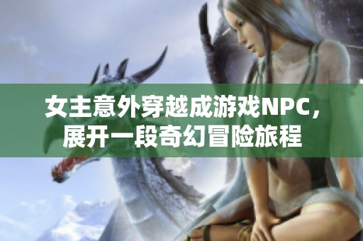 女主意外穿越成游戏NPC，展开一段奇幻冒险旅程