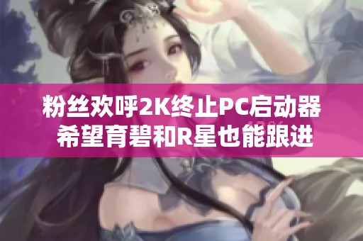 粉丝欢呼2K终止PC启动器 希望育碧和R星也能跟进