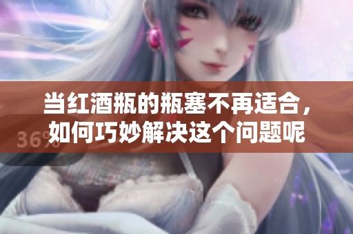 当红酒瓶的瓶塞不再适合，如何巧妙解决这个问题呢