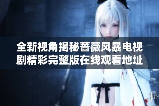 全新视角揭秘蔷薇风暴电视剧精彩完整版在线观看地址分享