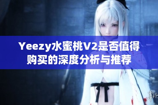 Yeezy水蜜桃V2是否值得购买的深度分析与推荐