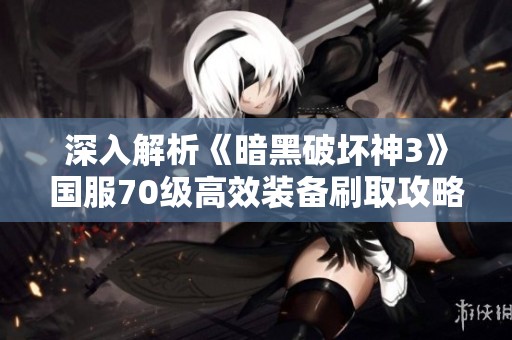 深入解析《暗黑破坏神3》国服70级高效装备刷取攻略与最佳地点分享