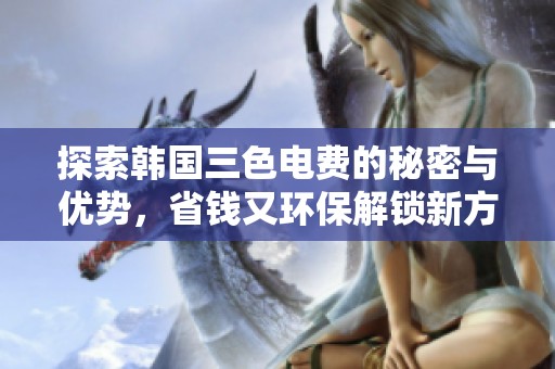 探索韩国三色电费的秘密与优势，省钱又环保解锁新方式