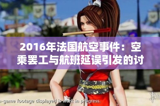 2016年法国航空事件：空乘罢工与航班延误引发的讨论
